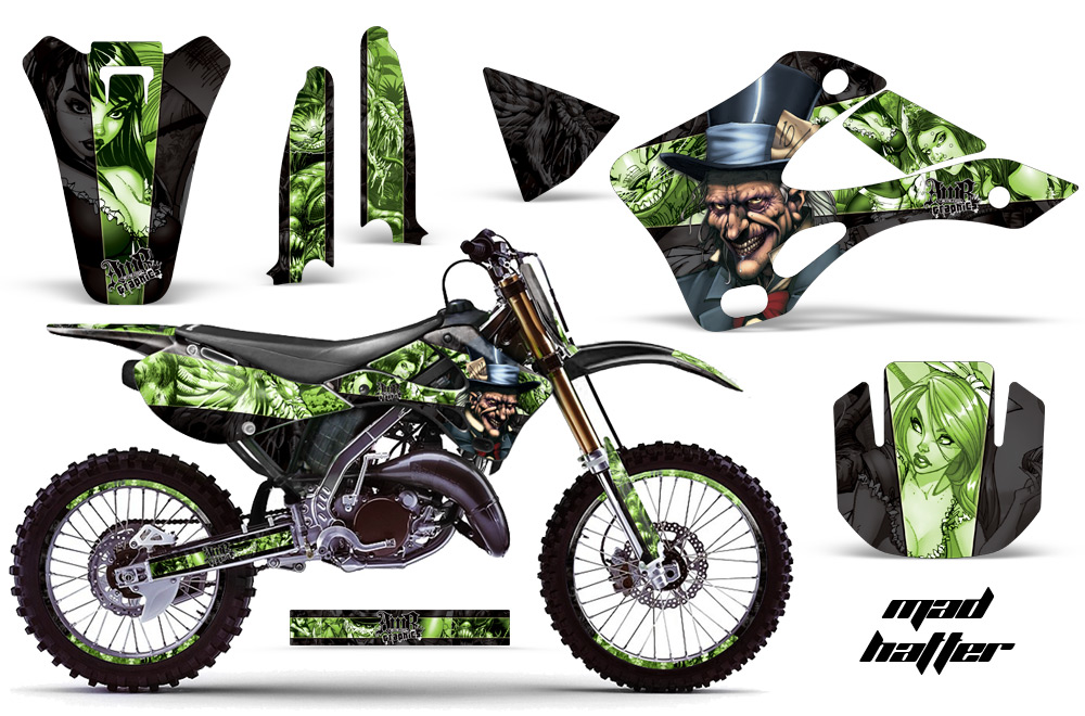 Kawasaki KX125 KX250 99-02 Graphics Kit MH BG NPs